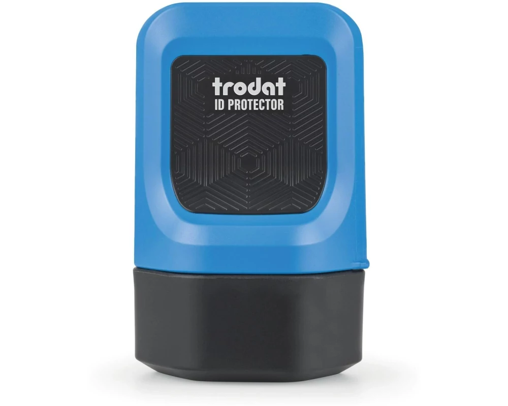 Trodat Stempel ID Protector Blau / Schwarz