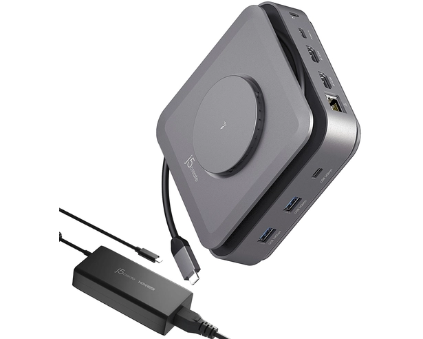 j5create JCD3199P USB Type C Docking Station for Smartphone, Notebook, Monitor, TV