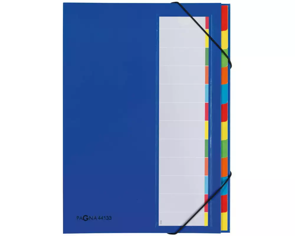 Pagna Ordnungsmappe A4 Premium Blau, 12 Fächer