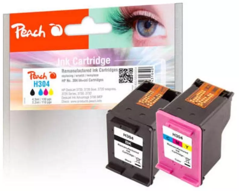 Peach Tintenset HP Nr. 304