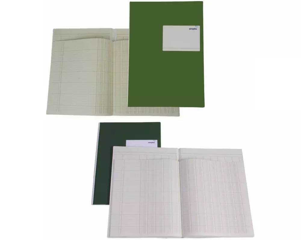 Simplex Durchschreibebuch 10 Kolonnen, 40 Blatt, Statistikbuch