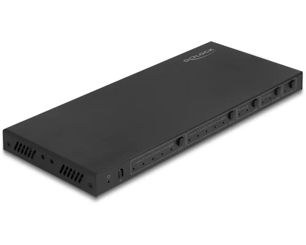 Delock Matrix Switcher HDMI 4K 60Hz mit Audio Extraktor