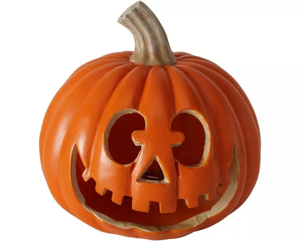Boltze Halloweenfigur Kürbis Sponky 12 cm