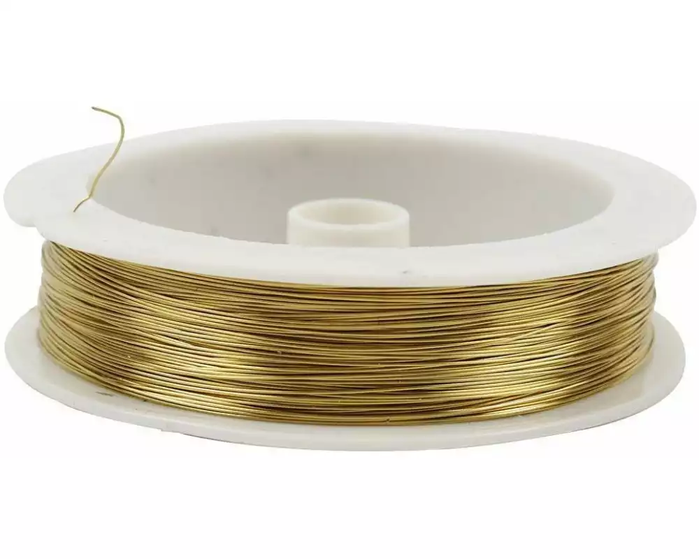 Creativ Company Messingdraht 70 m Gold