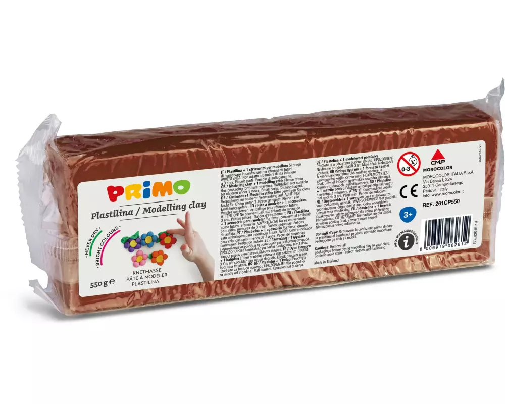 Primo Knetmasse 550 g, Burnt Sienna