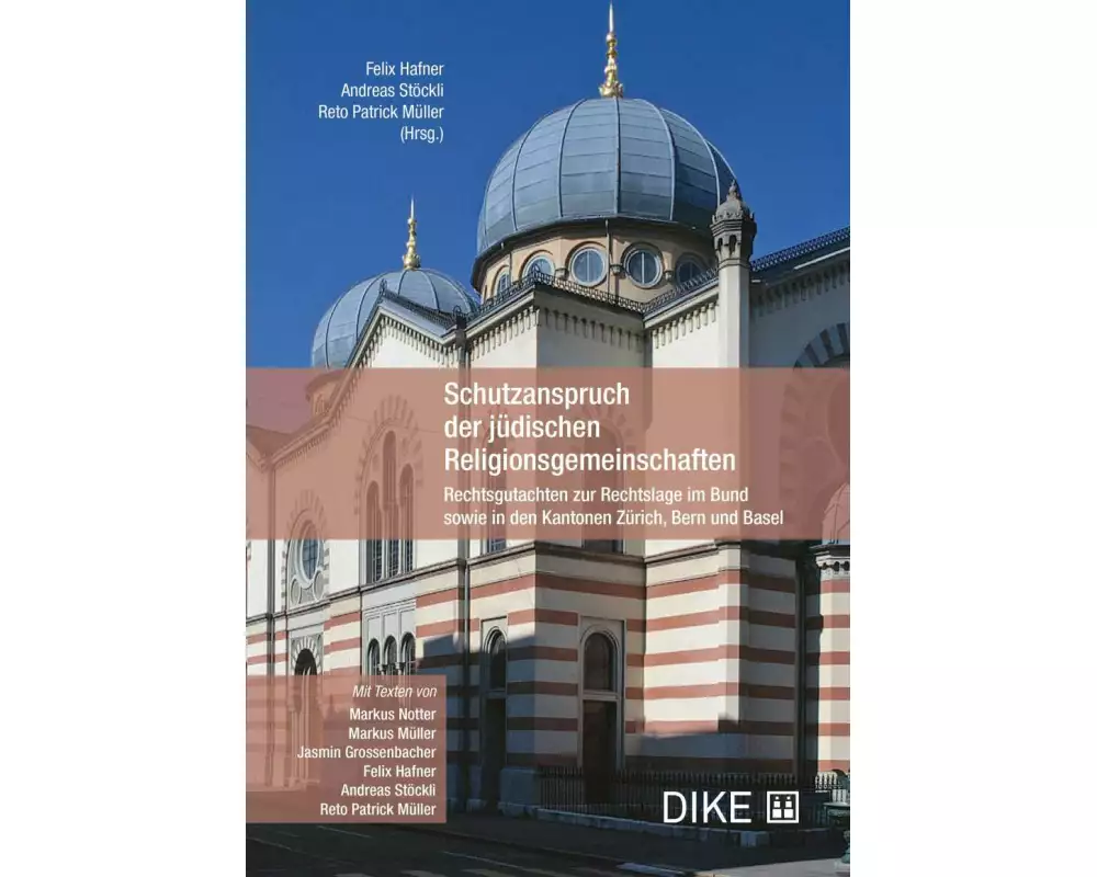 Schutzanspruch der jüdischen Religionsgemeinschaften