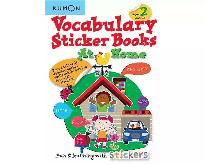 Kumon Vocabulary Sticker Books At Home