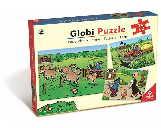 Globi Puzzle Bauernhof