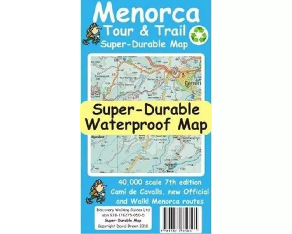 Menorca Tour and Trail Map