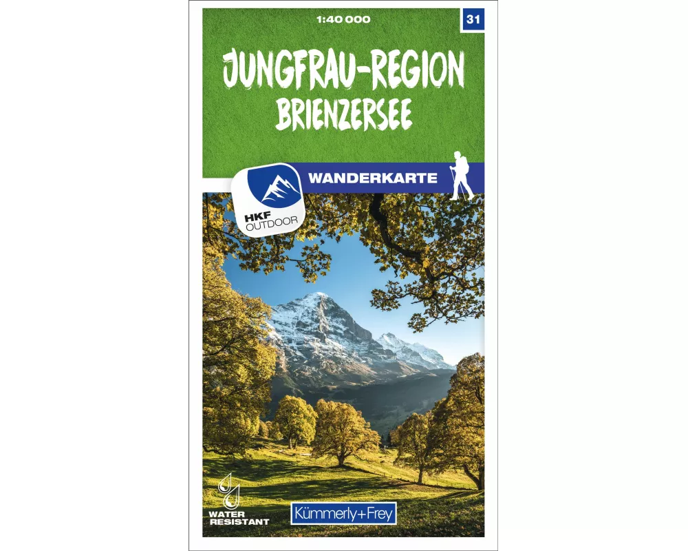 Kümmerly+Frey Wanderkarte 31 Jungfrau-Region 1:40.000