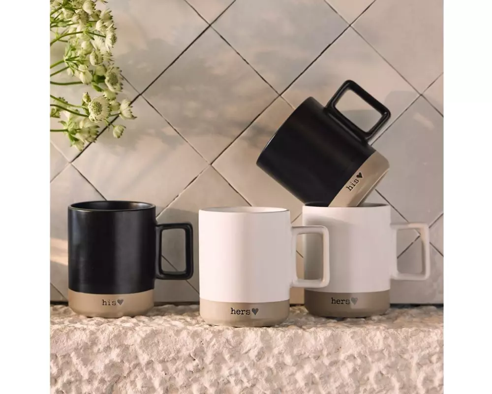 Tognana Kaffeetasse You & Me 400 ml, 6 Stück, Mehrfarbig