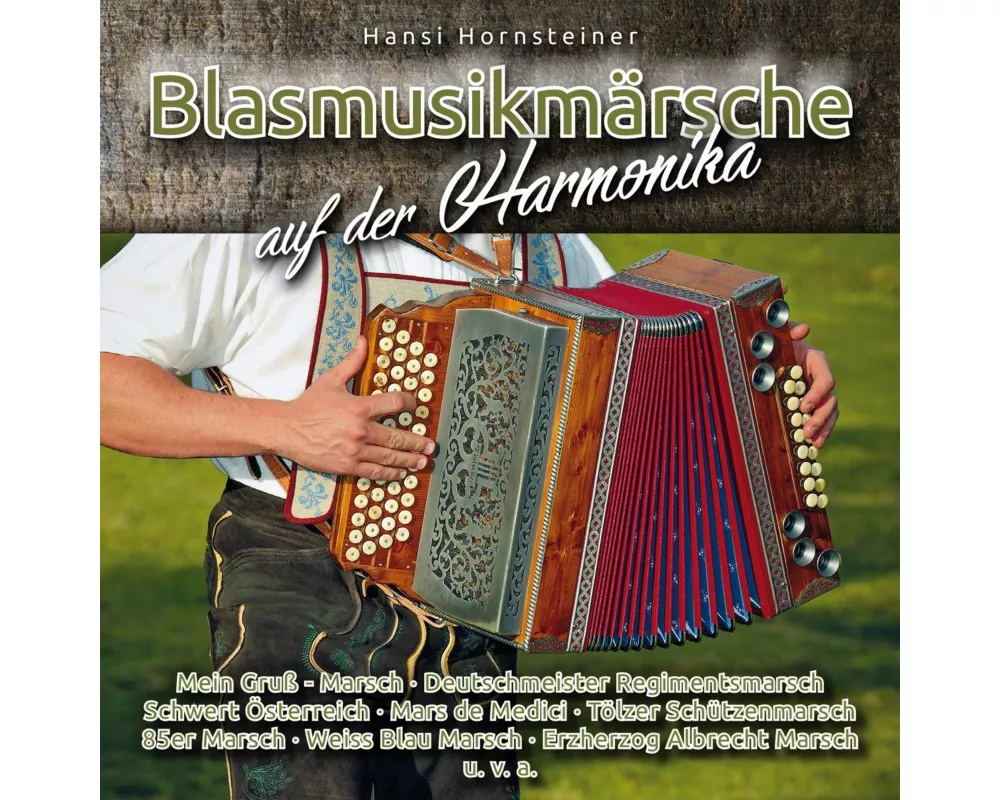 Blasmusikmärsche auf der Harmonika