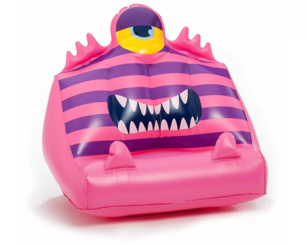 Bookmonster Air Pink - Garlie - Aufblasbares Lesekissen für Bücher und Tablets - Buchständer - Tablethalter - Lesehillfe