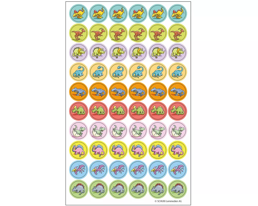 Motivationssticker Dinos