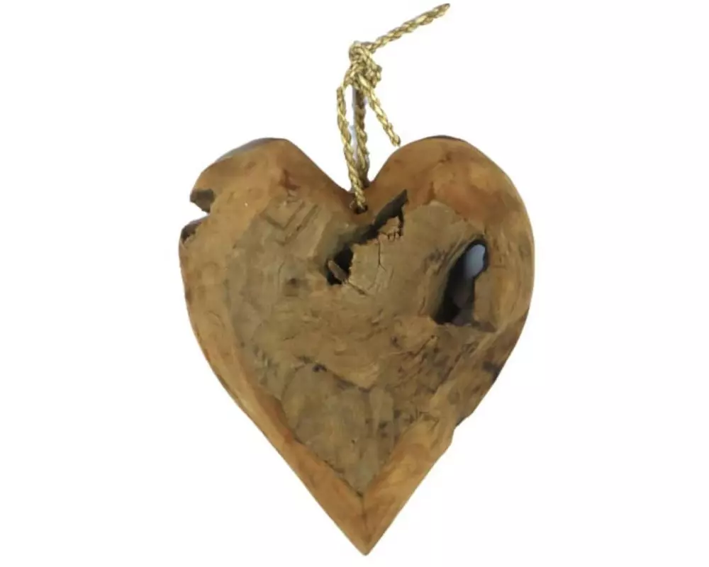 CHALET Aufhänger Herz 33 x 30 x 10 cm