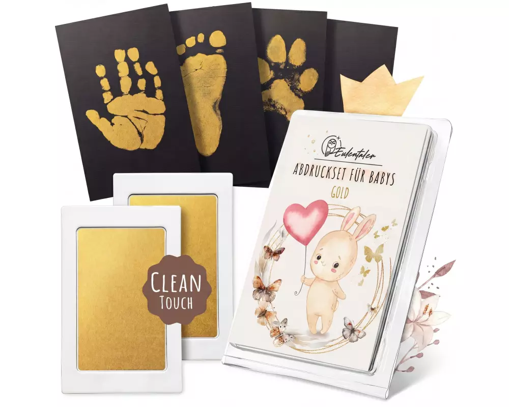 Eulentaler Abdruckset Baby, Gold