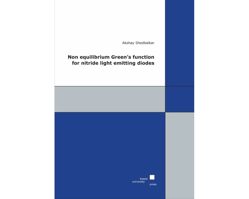 Non equilibrium Green's function for nitride light emitting diodes