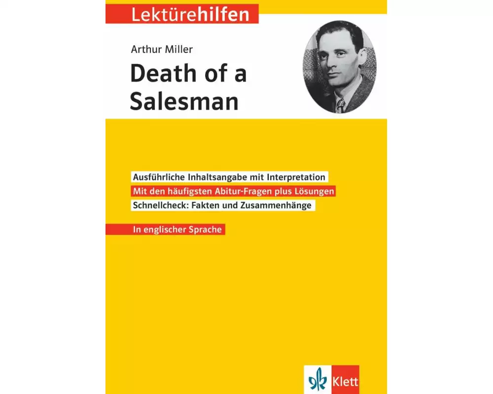 Klett Lektürehilfen Arthur Miller, Death of a Salesman