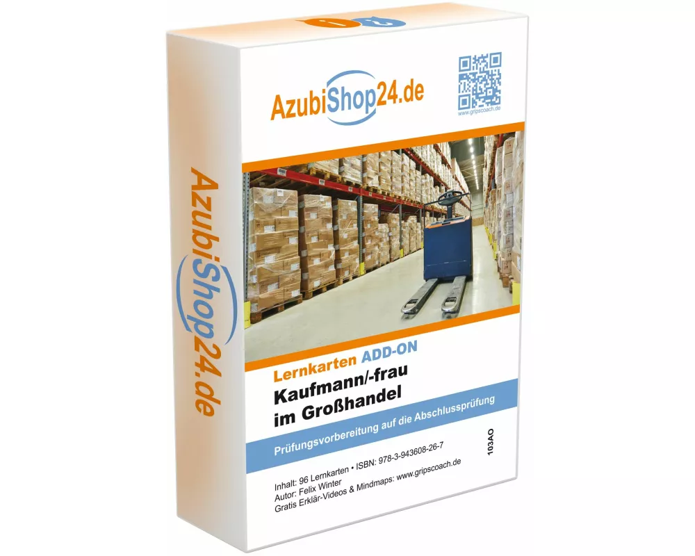 AzubiShop24.de Lernkarten ADD-ON Kaufmann/-frau im Großhandel