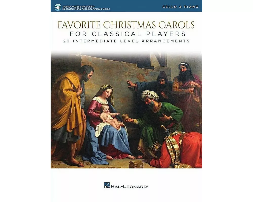 Favorite Christmas Carols for Classical Players - Cello and Piano (Book/Online Audio)