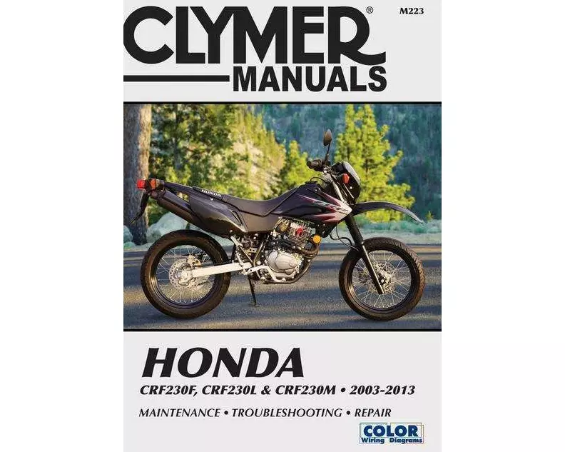 Honda CRF230F (2003-2013), CRF230L & CRF230M (2008-2009) Motorcycle Service Repair Manual