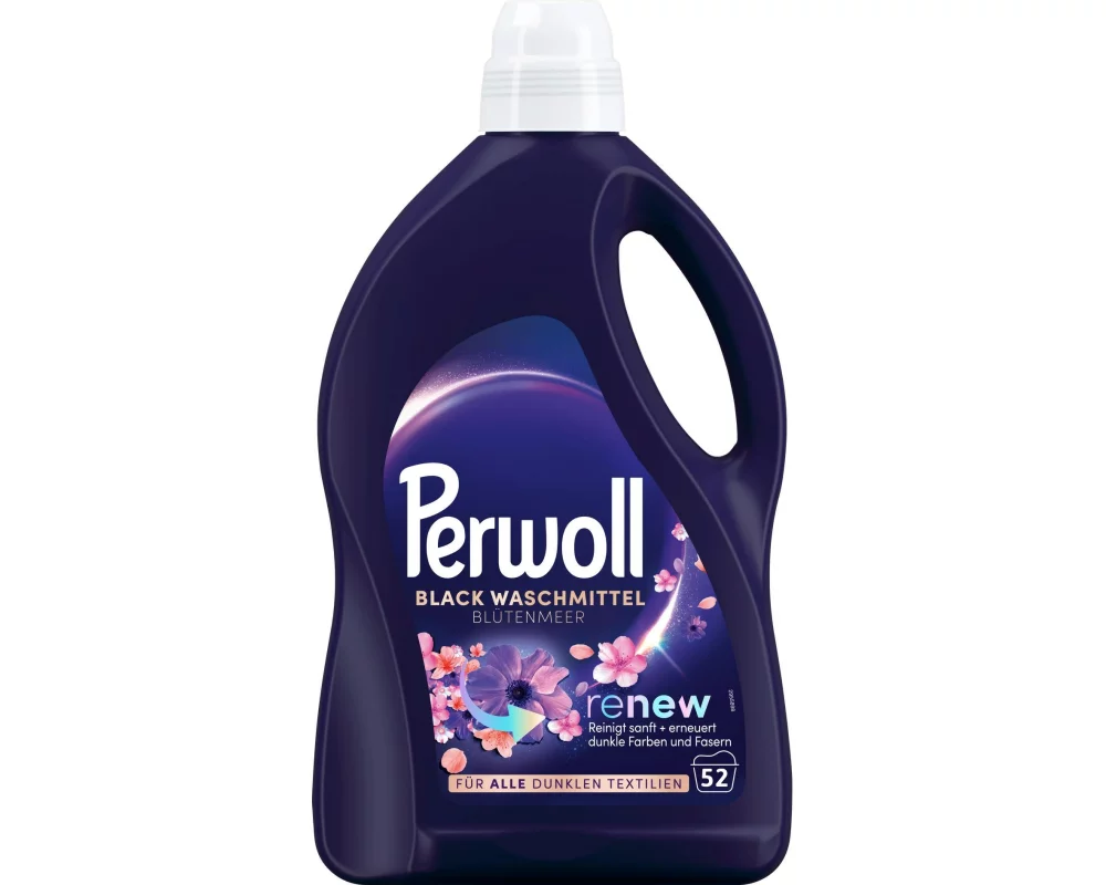 Perwoll Flüssigwaschmittel Black Blütenmeer 2.6 l