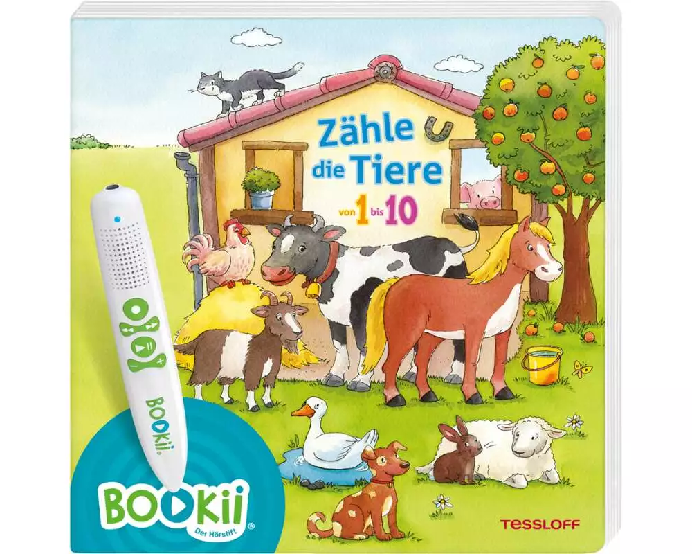 BOOKii Zähle die Tiere von 1 bis 10