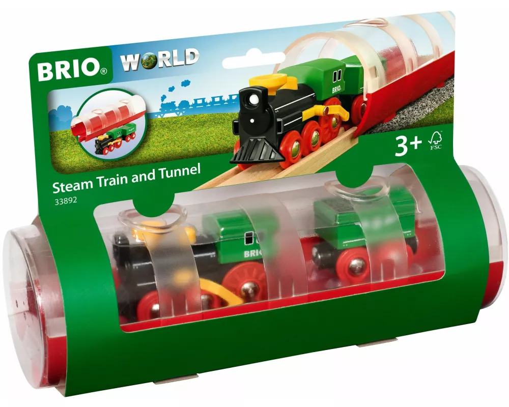 BRIO World - Tunnel Box Dampflokzug