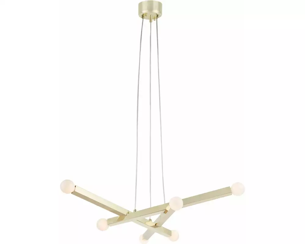 Markslöjd Pendelleuchte STACK 6-flammig Messing