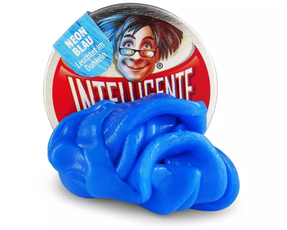 Intelligente Knete Knetmasse Kleine Dosen Neon Blau 18 Gramm