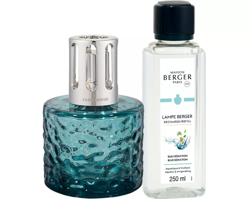 Maison Berger Duftlampe Mirage + 250 ml Bleu Seduction, Blau