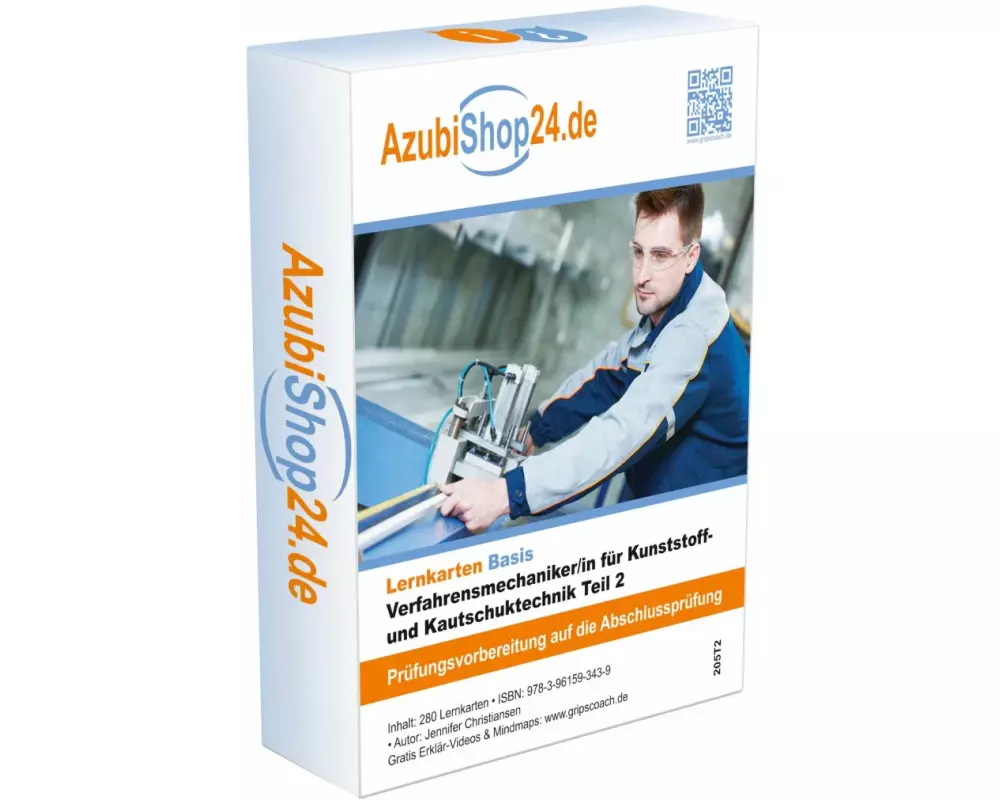 AzubiShop24.de Basis-Lernkarten Verfahrensmechaniker für Kunststoff- und Kautschuktechnik Teil 2