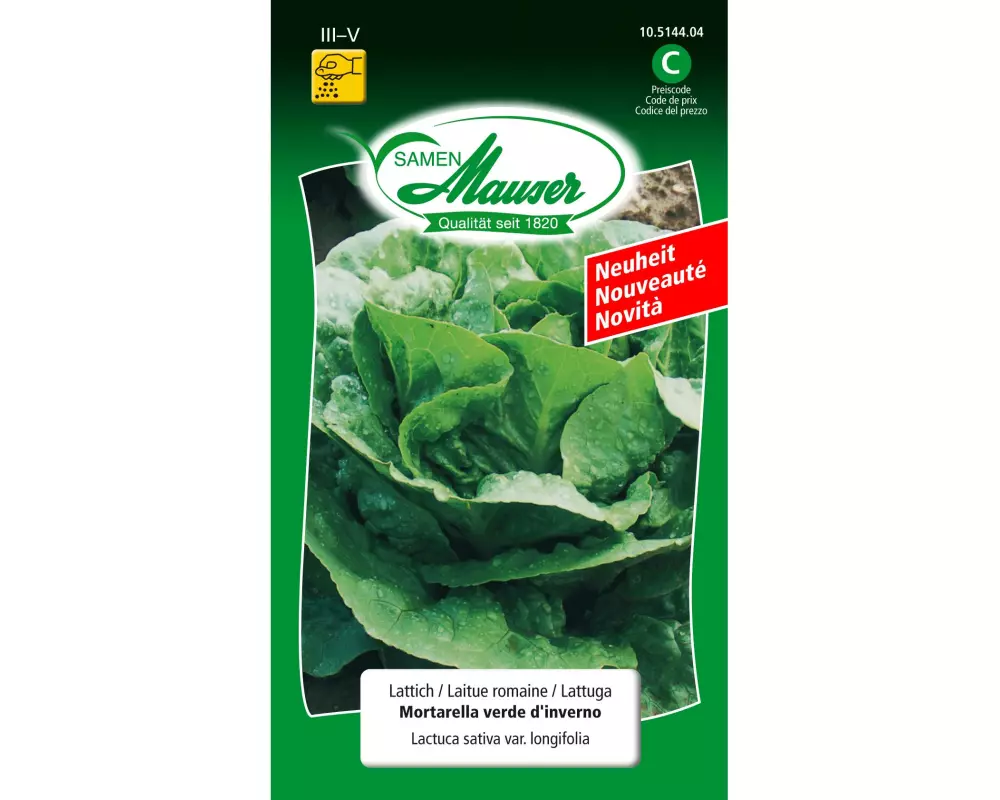 Samen Mauser Samen Lattich Mortarella verde