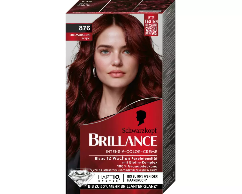 Schwarzkopf BRILLANCE Haarcoloration Brillance 876 Edelmahagoni