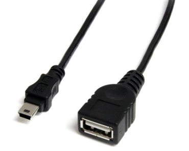 StarTech.com USBMUSBFM1 USB Kabel 0,3 m USB A Mini-USB B Schwarz