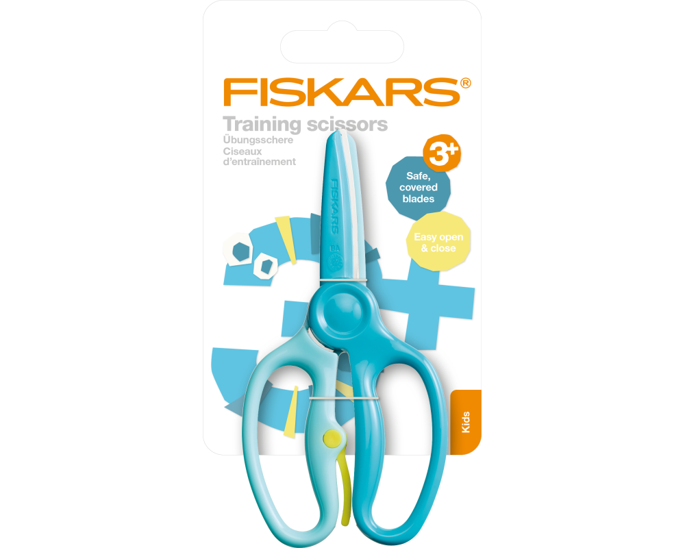 Fiskars Übungsschere 17 cm, Kunststoff, Universal