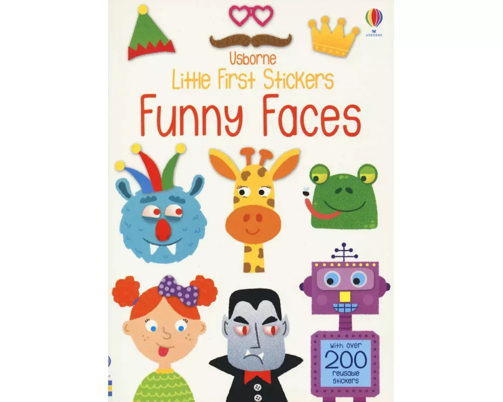 Little First Stickers Funny Faces