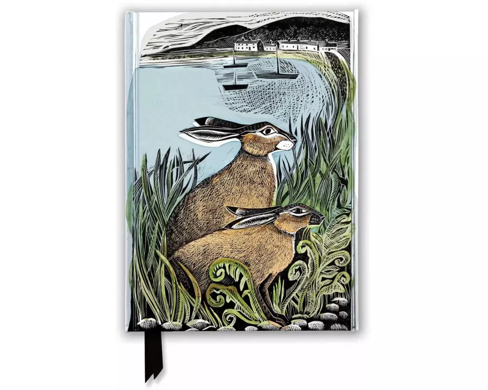 Angela Harding: Rathlin Hares (Foiled Journal)