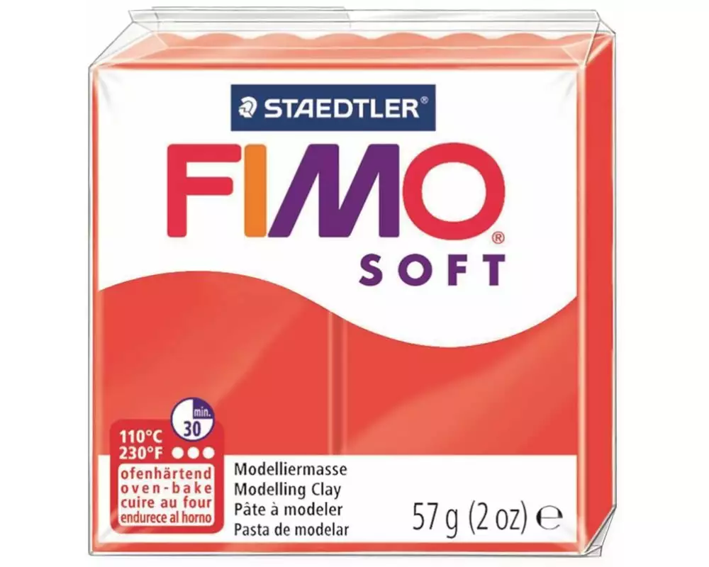 Fimo Modelliermasse Soft Hellrot