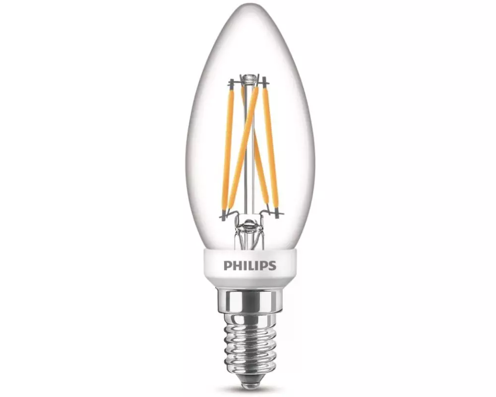 Philips Lampe LEDcla 25W E14 B35 CL WGD90 Warmweiss (WW)