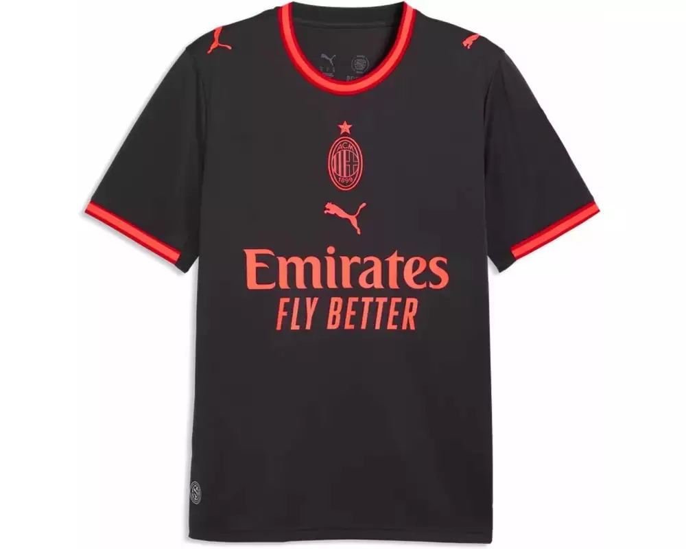 PUMA ACM Third Jersey Replica Schwarz, L