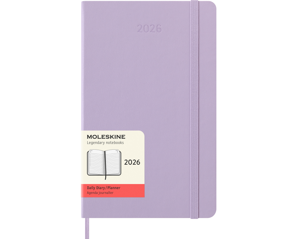 MOLESKINE Agenda Classic Large 2026 8056999276416 1T/1S lila HC 13x21cm