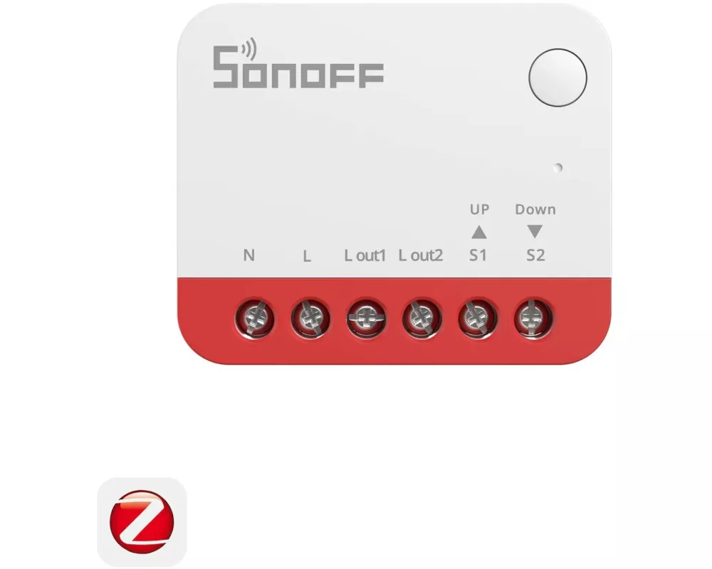 SONOFF MINI-ZBRBS Rollladenschalter ZigBee, Unterputz, 2er-Pack