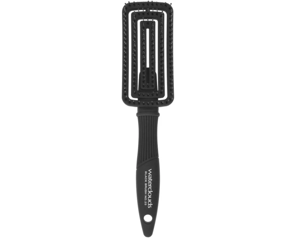 waterclouds Black Brush Vent Flex Flachbürste Kunststoff Blau
