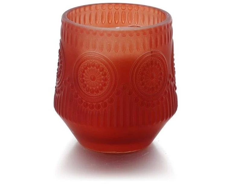 balthasar Duftkerze Barok Rot, Glas