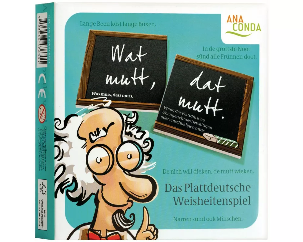 Wat mutt, dat mutt - Das Plattdeutsche Weisheitenspiel