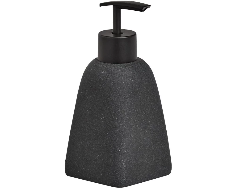 Zeller Present Seifenspender Dark Stone 280 ml, Schwarz