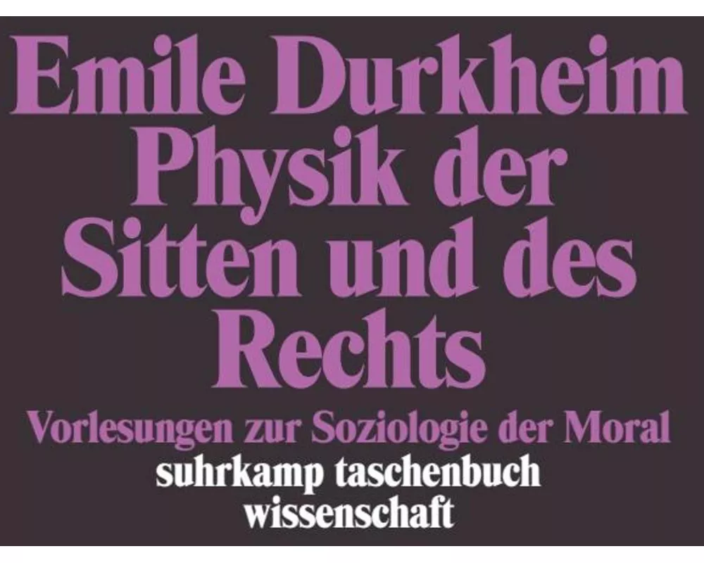 Physik der Sitten und des Rechts