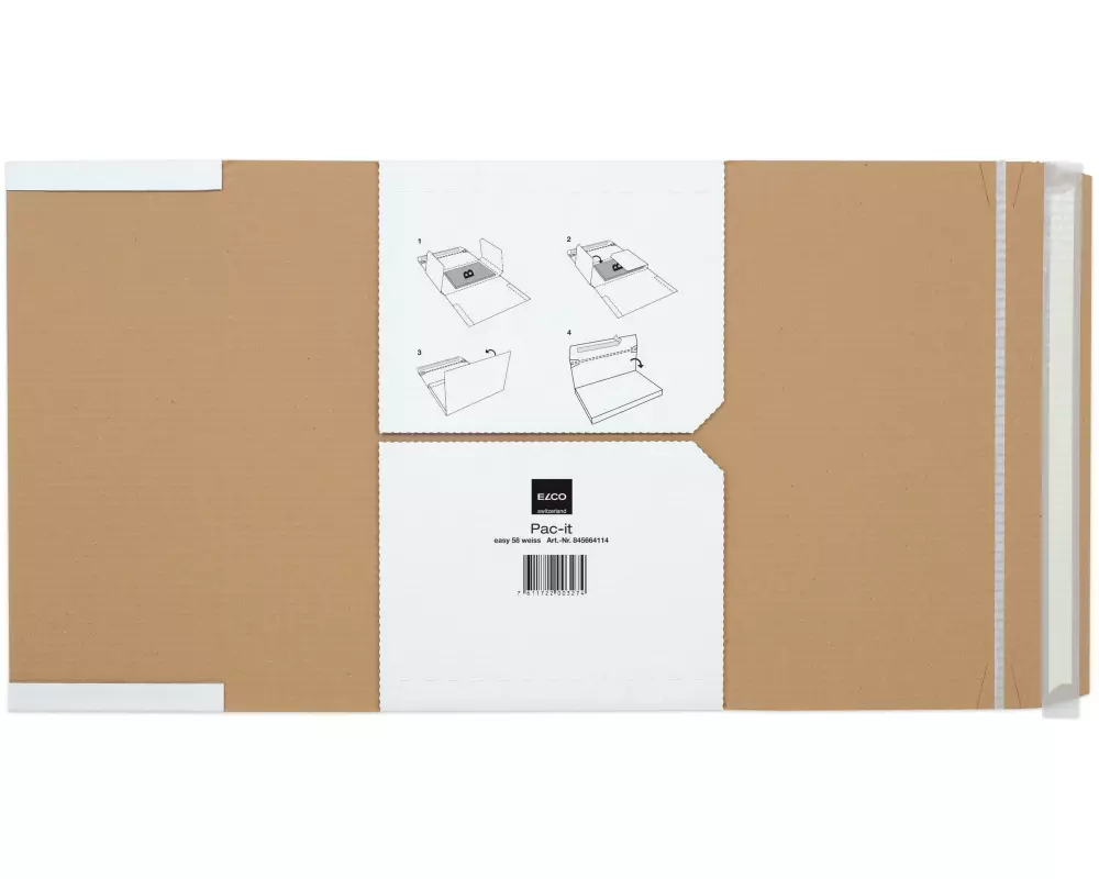 ELCO Versandkarton Easy 358 x 229 x 100 mm, 1 Stück