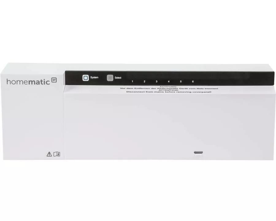 Homematic IP Wired Smart Home Wired Fussbodenheizungsaktor 6-fach, 230 V